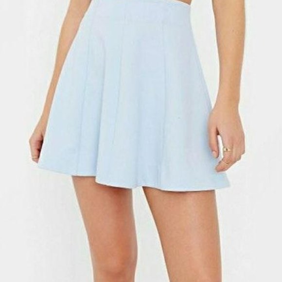 Urban Outfitters Dresses & Skirts - Kimchi Blue Powder Blue Skater Skirt Size XS